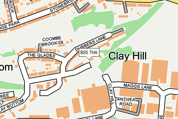 BS5 7HA map - OS OpenMap – Local (Ordnance Survey)