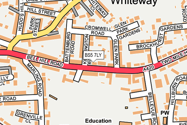 Map of VERTEXWELL LTD at local scale