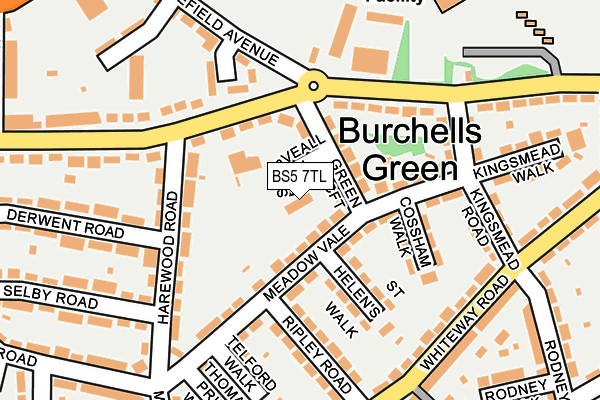 BS5 7TL map - OS OpenMap – Local (Ordnance Survey)