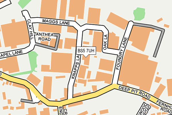 BS5 7UH map - OS OpenMap – Local (Ordnance Survey)