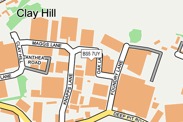 Map of HAG UK LTD. at local scale