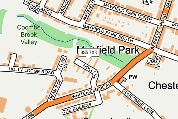 BS5 7XR map - OS OpenMap – Local (Ordnance Survey)