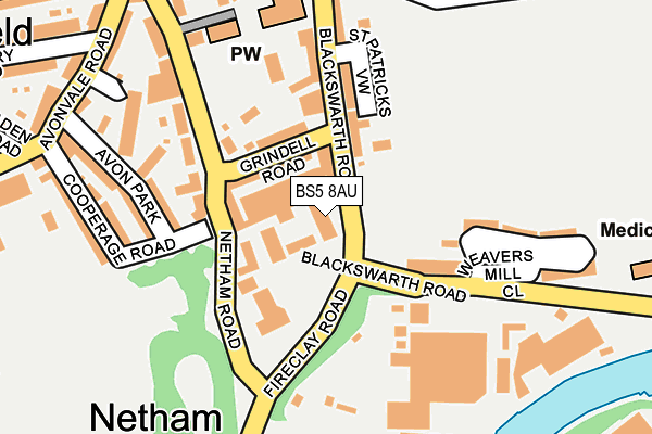 BS5 8AU map - OS OpenMap – Local (Ordnance Survey)
