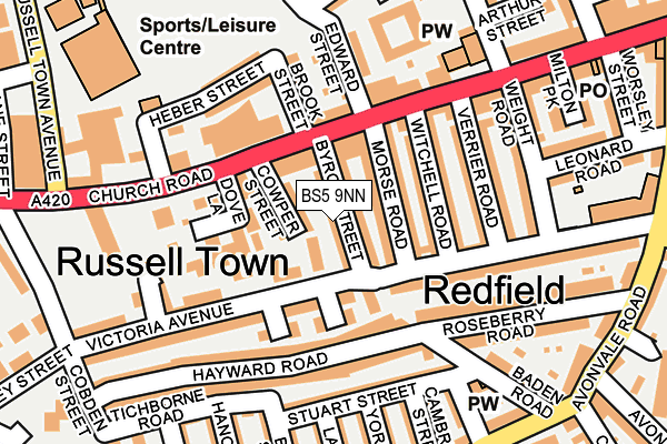 BS5 9NN map - OS OpenMap – Local (Ordnance Survey)