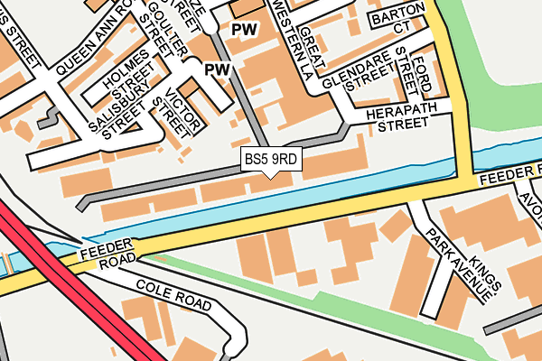 BS5 9RD map - OS OpenMap – Local (Ordnance Survey)