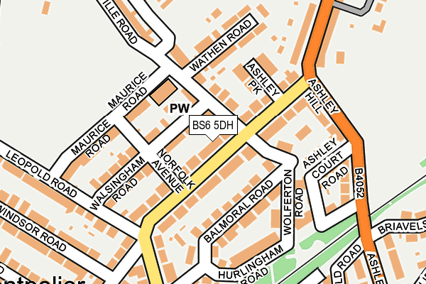 BS6 5DH map - OS OpenMap – Local (Ordnance Survey)