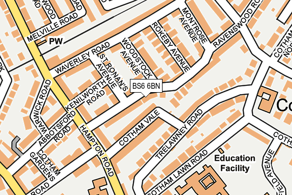 Map of WITHAM ENGINEERING SCIENCE AND TECHNOLOGY LTD. at local scale