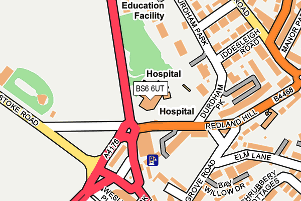 BS6 6UT map - OS OpenMap – Local (Ordnance Survey)