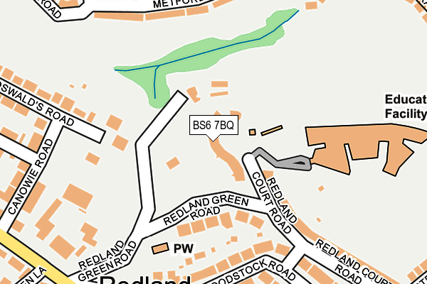 BS6 7BQ map - OS OpenMap – Local (Ordnance Survey)