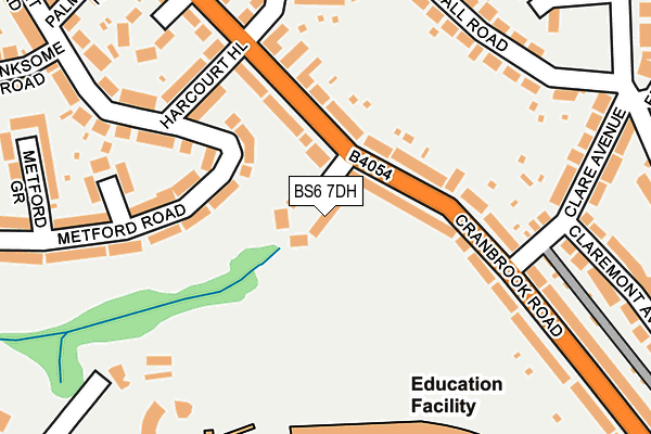 BS6 7DH map - OS OpenMap – Local (Ordnance Survey)
