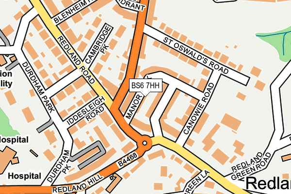 BS6 7HH map - OS OpenMap – Local (Ordnance Survey)