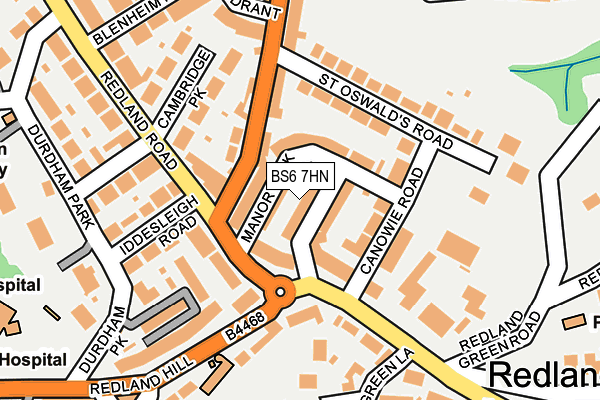 BS6 7HN map - OS OpenMap – Local (Ordnance Survey)