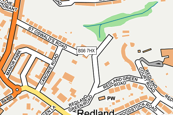 BS6 7HX map - OS OpenMap – Local (Ordnance Survey)