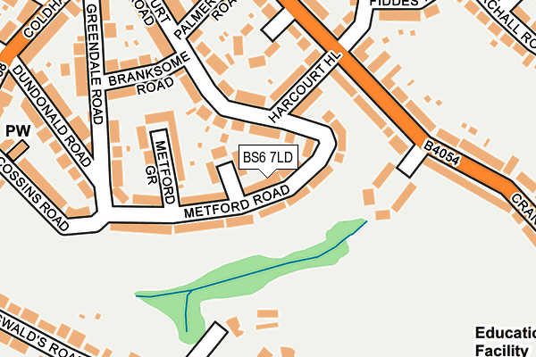 BS6 7LD map - OS OpenMap – Local (Ordnance Survey)