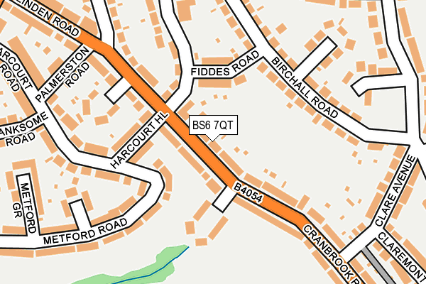 BS6 7QT map - OS OpenMap – Local (Ordnance Survey)