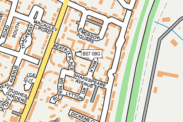 BS7 0BG map - OS OpenMap – Local (Ordnance Survey)