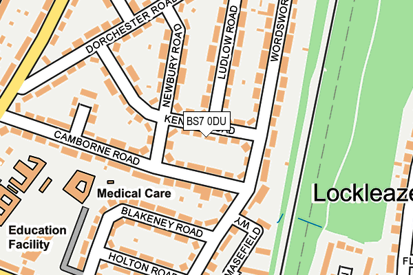 BS7 0DU map - OS OpenMap – Local (Ordnance Survey)