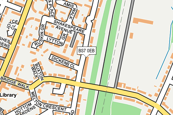 BS7 0EB map - OS OpenMap – Local (Ordnance Survey)