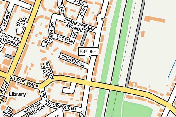 BS7 0EF map - OS OpenMap – Local (Ordnance Survey)