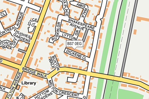 BS7 0EG map - OS OpenMap – Local (Ordnance Survey)