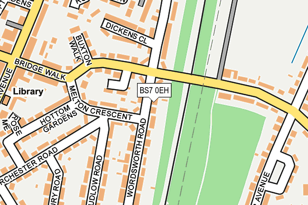 BS7 0EH map - OS OpenMap – Local (Ordnance Survey)
