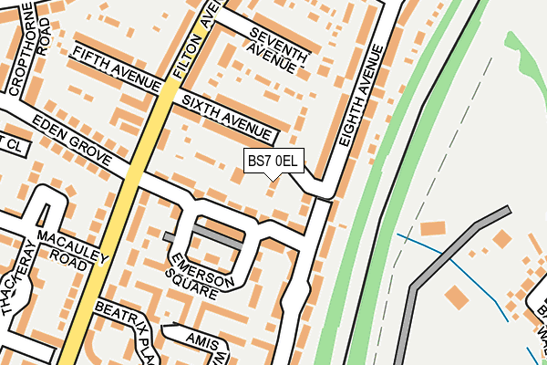 BS7 0EL map - OS OpenMap – Local (Ordnance Survey)