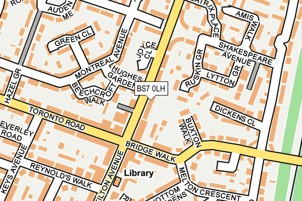BS7 0LH map - OS OpenMap – Local (Ordnance Survey)