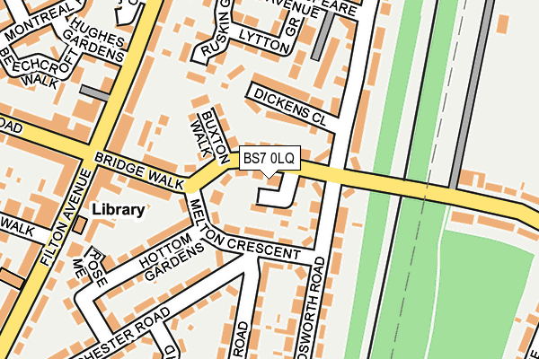 BS7 0LQ map - OS OpenMap – Local (Ordnance Survey)