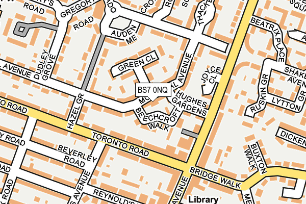 BS7 0NQ map - OS OpenMap – Local (Ordnance Survey)
