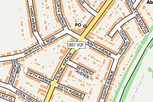 BS7 0QF map - OS OpenMap – Local (Ordnance Survey)