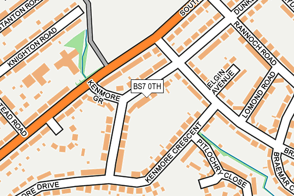 BS7 0TH map - OS OpenMap – Local (Ordnance Survey)