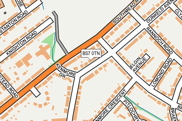 BS7 0TN map - OS OpenMap – Local (Ordnance Survey)