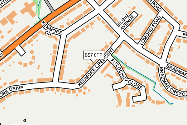 BS7 0TP map - OS OpenMap – Local (Ordnance Survey)