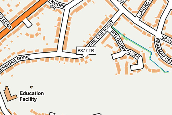 BS7 0TR map - OS OpenMap – Local (Ordnance Survey)