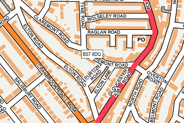 BS7 8DQ map - OS OpenMap – Local (Ordnance Survey)