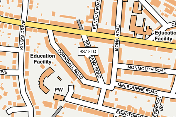 BS7 8LQ map - OS OpenMap – Local (Ordnance Survey)