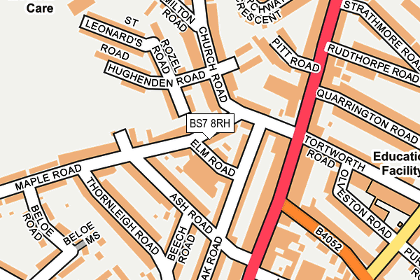 BS7 8RH map - OS OpenMap – Local (Ordnance Survey)