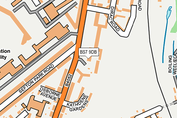 BS7 9DB map - OS OpenMap – Local (Ordnance Survey)