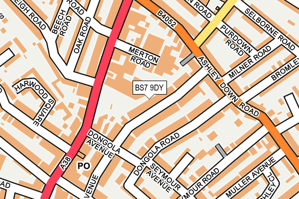 BS7 9DY map - OS OpenMap – Local (Ordnance Survey)