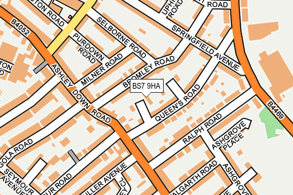 BS7 9HA map - OS OpenMap – Local (Ordnance Survey)