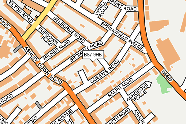 BS7 9HB map - OS OpenMap – Local (Ordnance Survey)