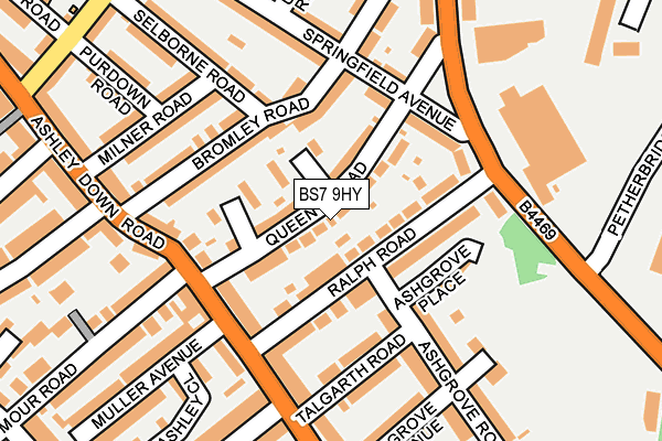 BS7 9HY map - OS OpenMap – Local (Ordnance Survey)
