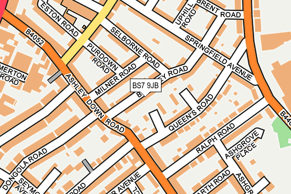 BS7 9JB map - OS OpenMap – Local (Ordnance Survey)