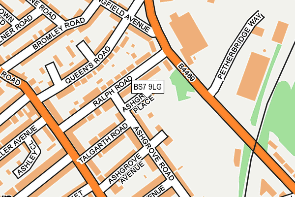 BS7 9LG map - OS OpenMap – Local (Ordnance Survey)