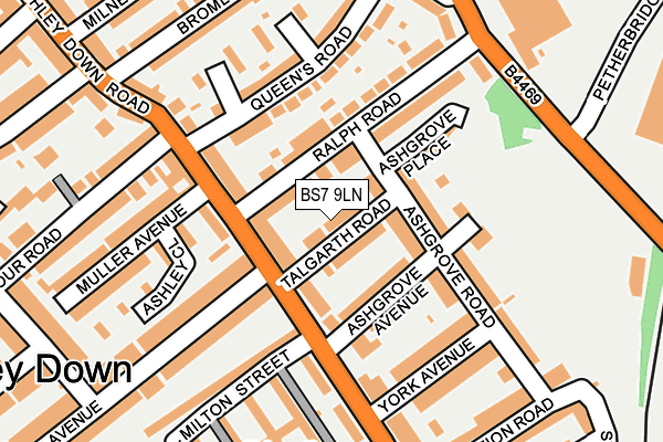 BS7 9LN map - OS OpenMap – Local (Ordnance Survey)