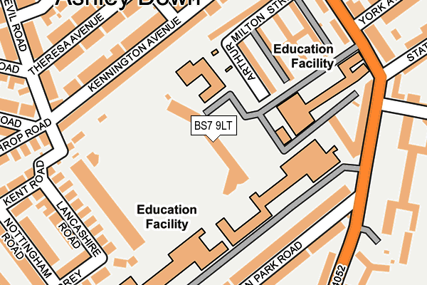 BS7 9LT map - OS OpenMap – Local (Ordnance Survey)