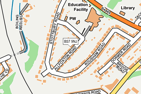 BS7 9NJ map - OS OpenMap – Local (Ordnance Survey)