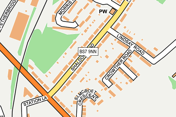 BS7 9NN map - OS OpenMap – Local (Ordnance Survey)