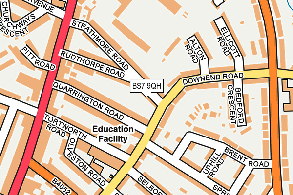 BS7 9QH map - OS OpenMap – Local (Ordnance Survey)