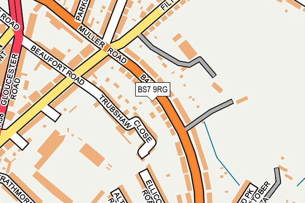 BS7 9RG map - OS OpenMap – Local (Ordnance Survey)